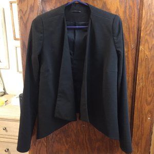 Flip Open Tailored Blazer, Black Size 4T
